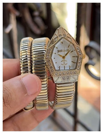 Women’s Luxury Snake Wrap Bracelet Watch