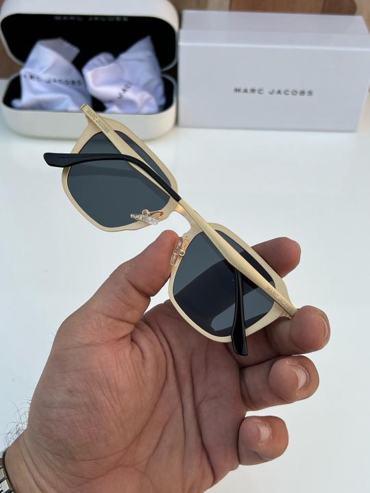 Marc Jacobs Premium  Designer Sunglasses – UV400 Protected | Stylish Square Frame | Luxury Gold Finish
