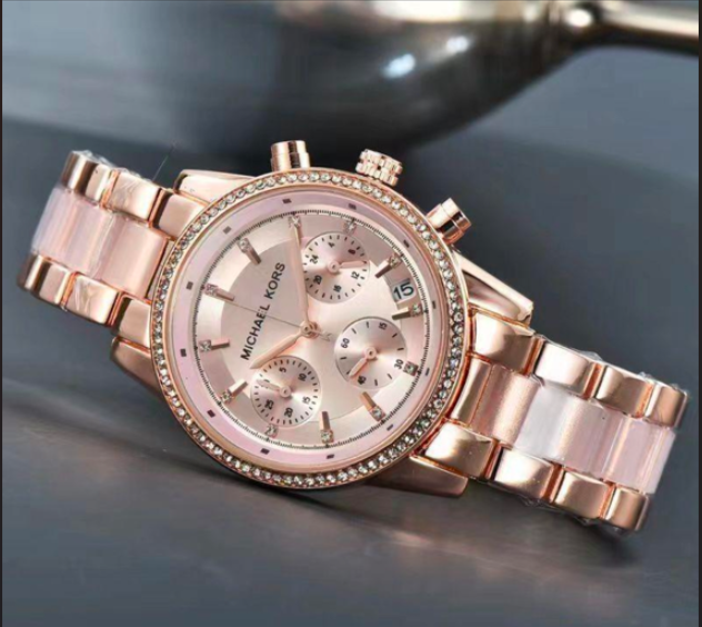 Michael Kors Gold Chronograph Watch