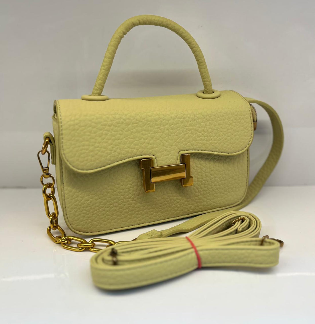 Pastel Elegance Mini Top Handle Bag