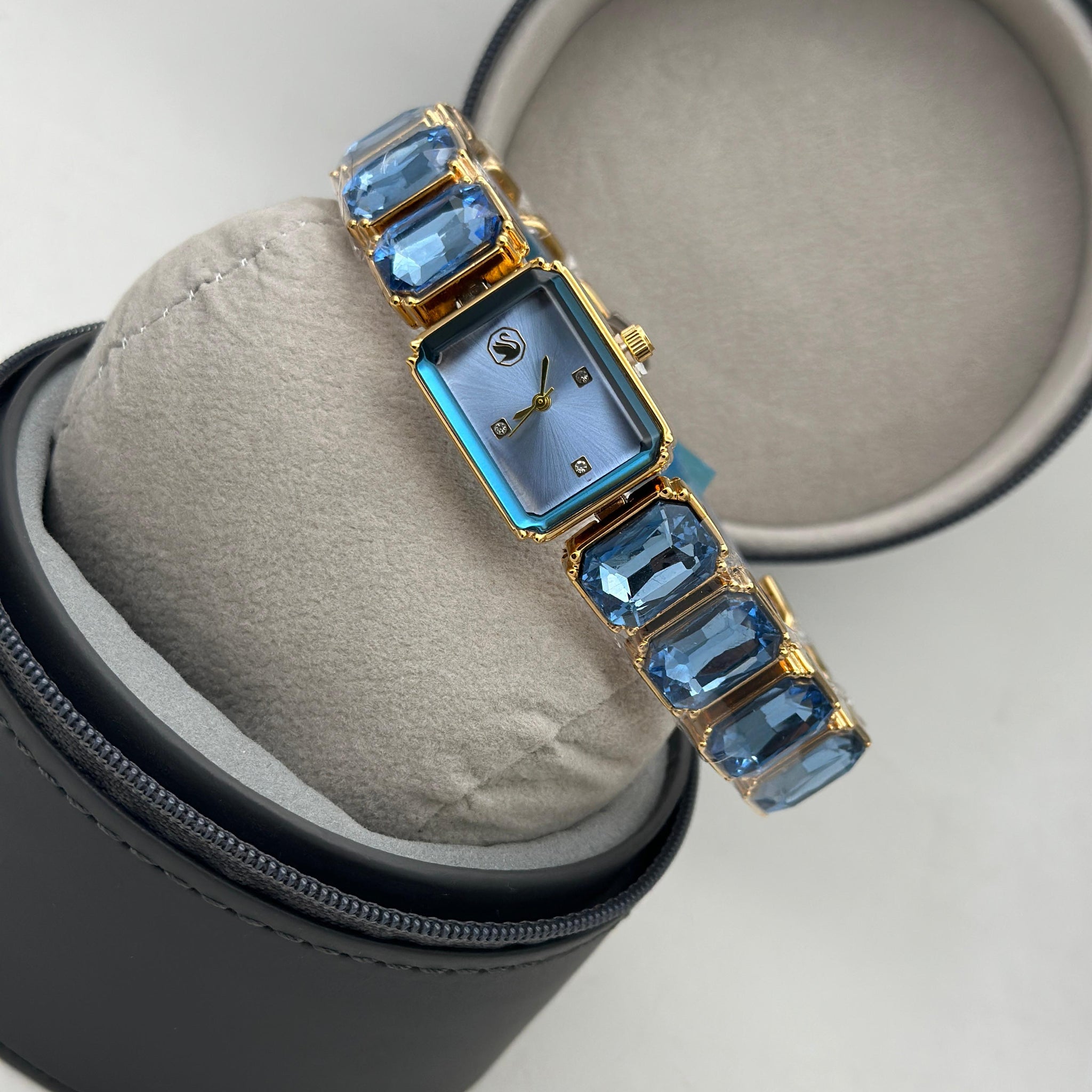 Blue Crystal Diva Women’s Dress Watch