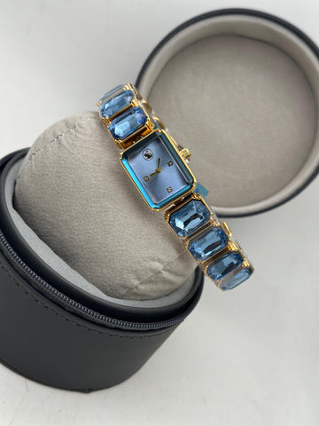 Blue Crystal Diva Women’s Dress Watch