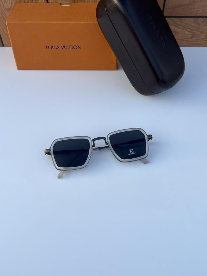 Louis Vuitton Bold Square Metal Sunglasses - Silver/Black