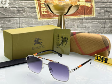 Premium Inspired Designer Sunglasses for Men – UV400 Gradient Lens, Metal Frame (0902 Model)