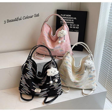 New imported Very Beautiful &amp; Classy TOTE BAG with Beautiful Kaychain