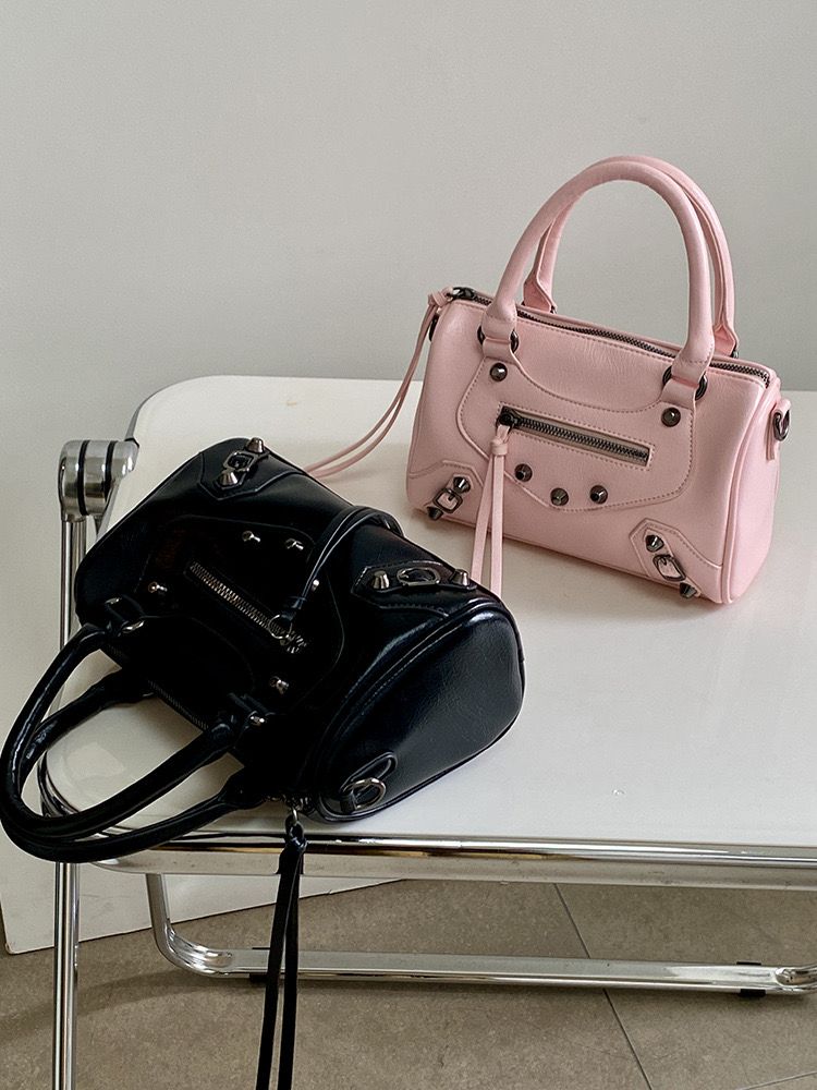 Trendy Mini White Sling Handbag with Top Handles | Stylish Women’s Crossbody Shoulder Bag