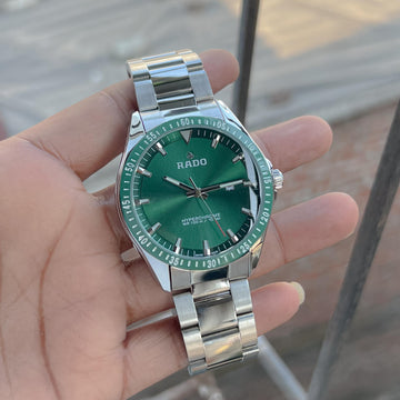 Rado HyperChrome Green Dial Stainless Steel Men’s Watch – Premium Quality Replica