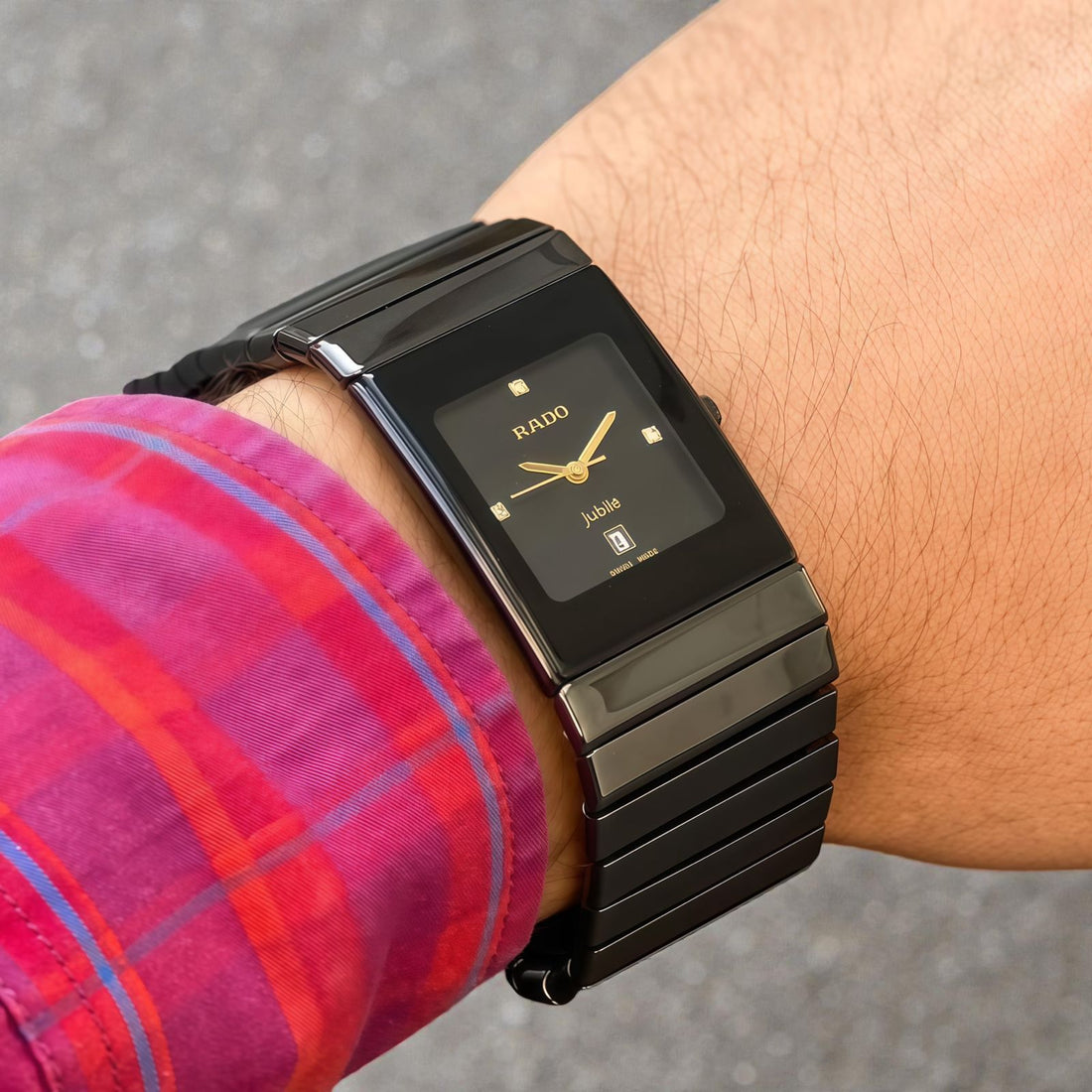 Premium Black Ceramic Men’s Watch – Jubile Style Design