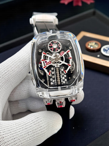 Men’s Luxury Skeleton Analog Wristwatch