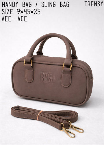 Women Handy Bag with Sling Strap | Mini Handbag Cum Sling Bag | Stylish & Trendy Ladies Bag