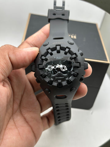 Men’s G-Shock Style Digital-Analog Sports Watch | Shock Resistant | Black Resin Strap